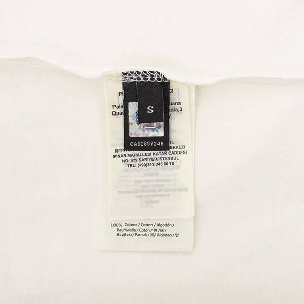 フェンディ ホワイト コットン Tシャツ 偽物 fes67883